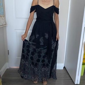 NWT Free People Belladonna Maxi Dress Gown